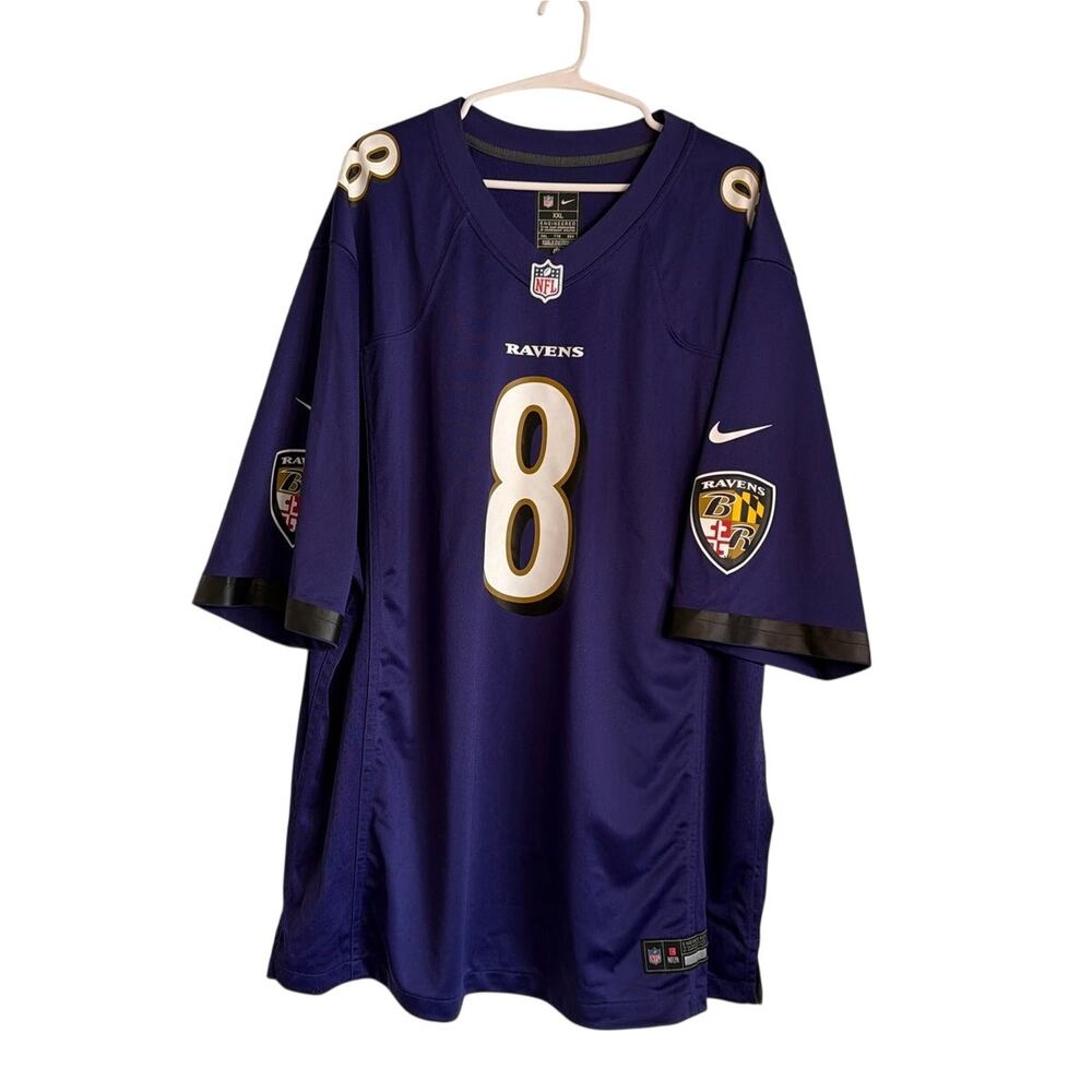 NWOT Nike Baltimore Ravens Lamar Jackson #8 Game Jersey, Men's XXL
